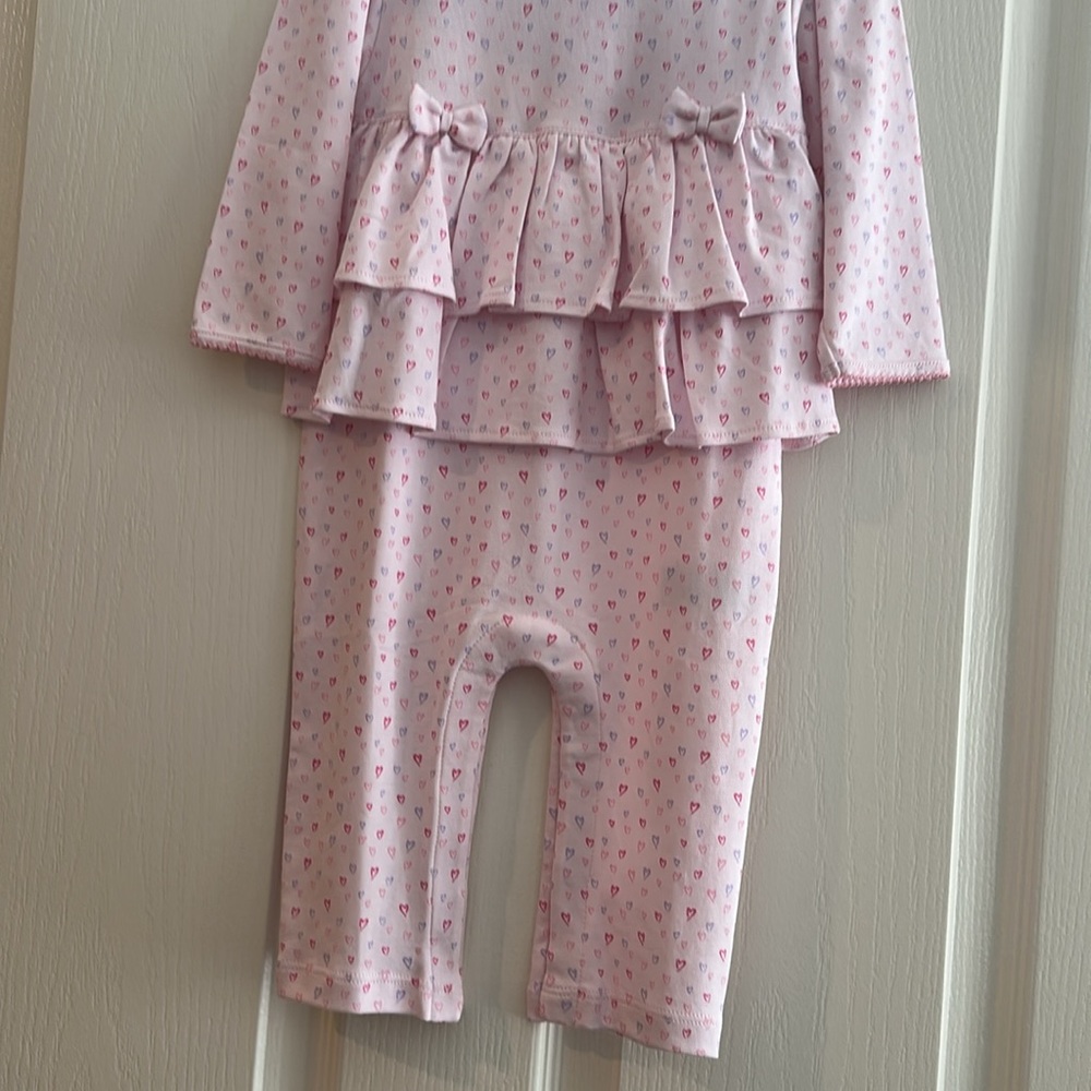 Kissy Kissy Pink Playsuit for Cozy Comfort - Picture 3 of 6